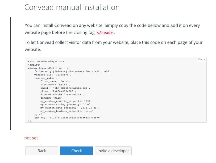 convead install