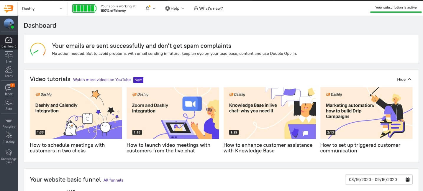dashly dashboard