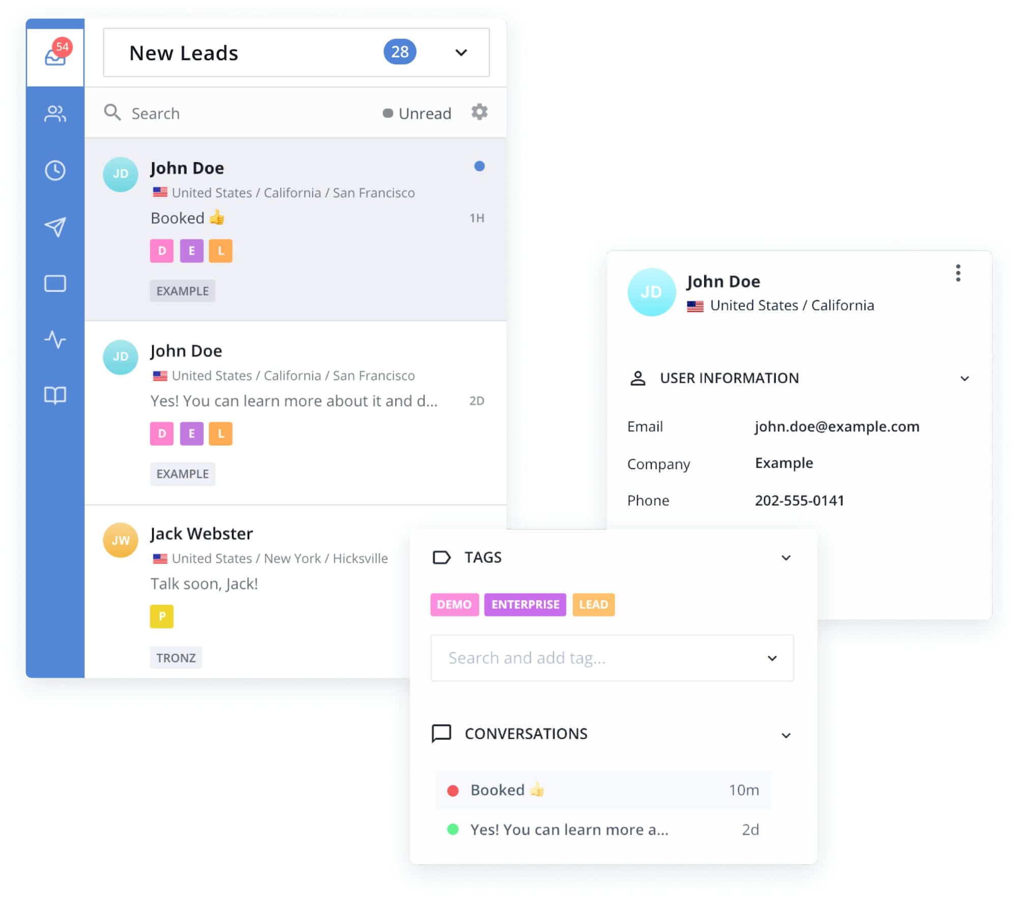 helpcrunch dashboard