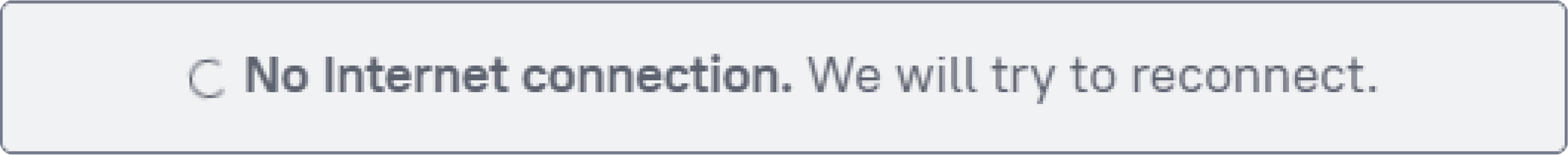 no connection