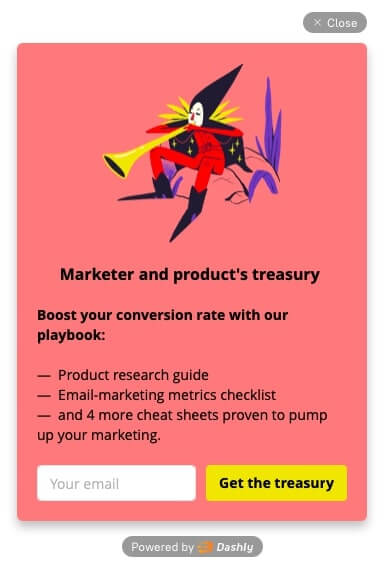 Our lead magnet for marketers and product marketers