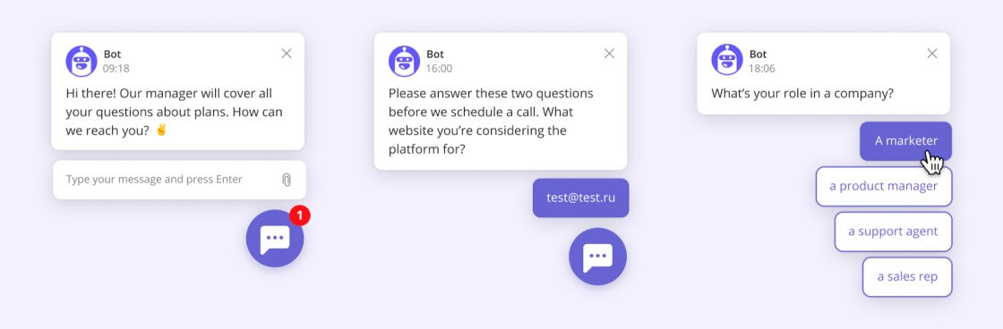 Leadbot for marketing