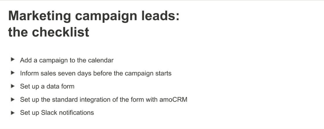 Marketing campaigns