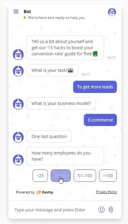 How to qualify leads with a chatbot
