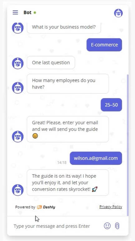 How to qualify leads with a chatbot