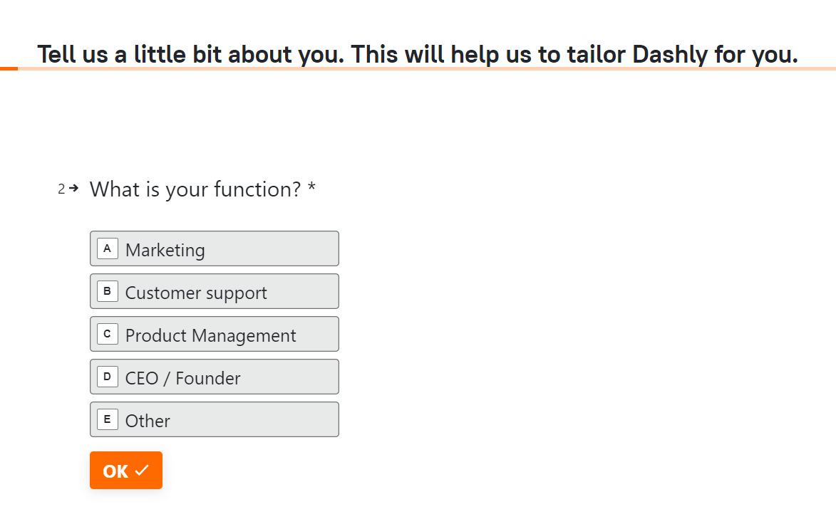 Survey: what is your function?