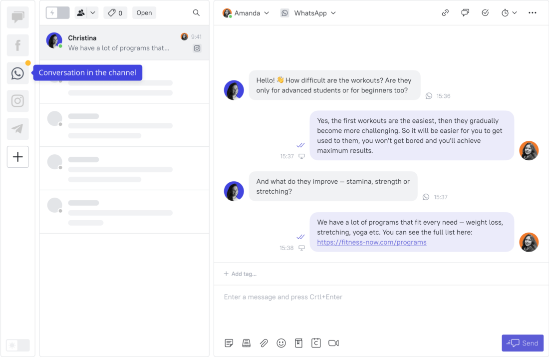 Conversations in Dashly