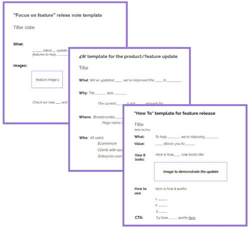 Download 4 release note templates best SaaS companies use in 2021