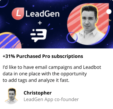 How LeadGen App grew sales by 30% and improved support with Leadbot