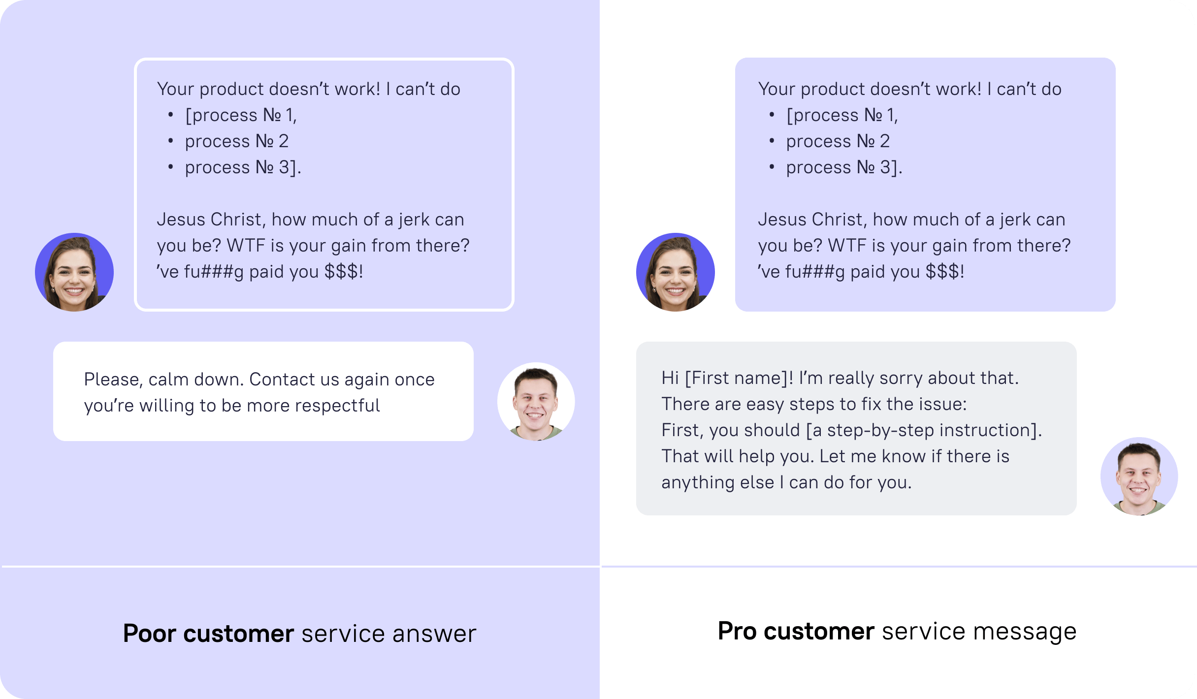 customer service script