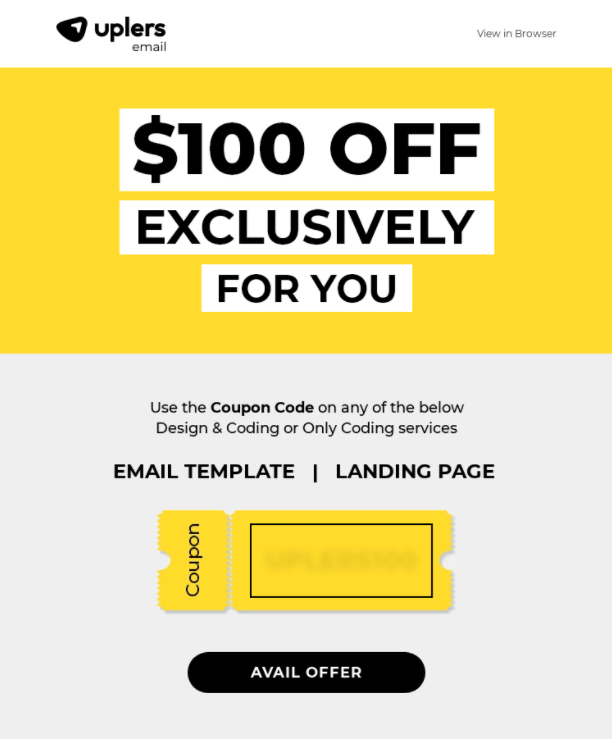 promocode email lead generation tool