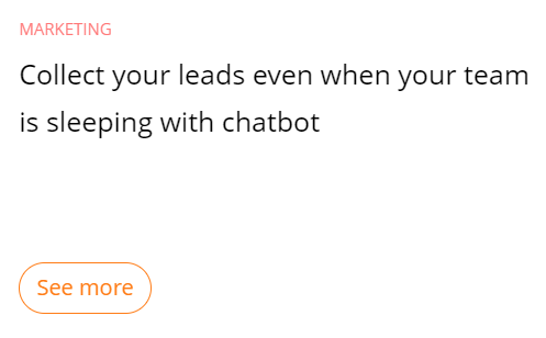 chatbot for marketing