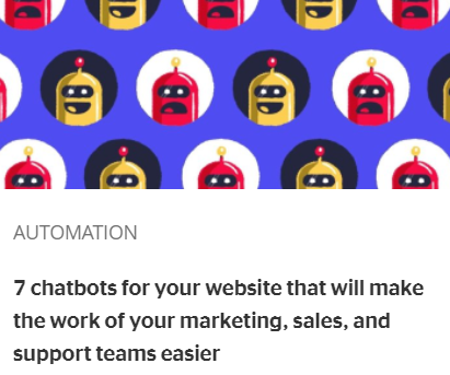 chatbots for support marketing and sales