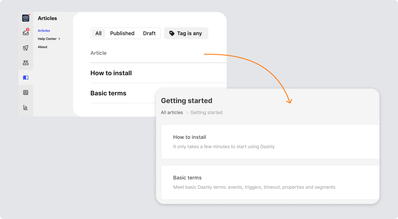 migration from Intercom to Dashly