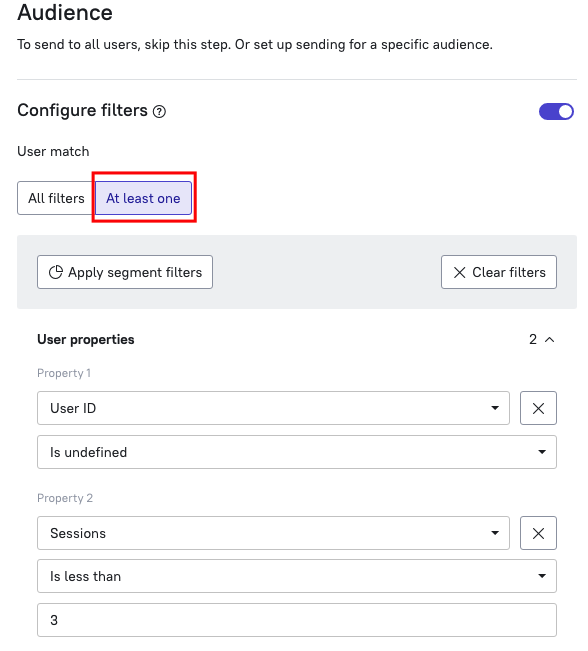 how to create a chatbot segmentation