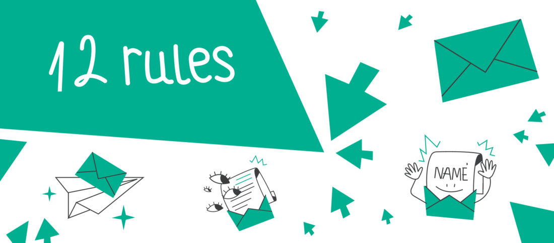 12 rules for email campaign — checklist