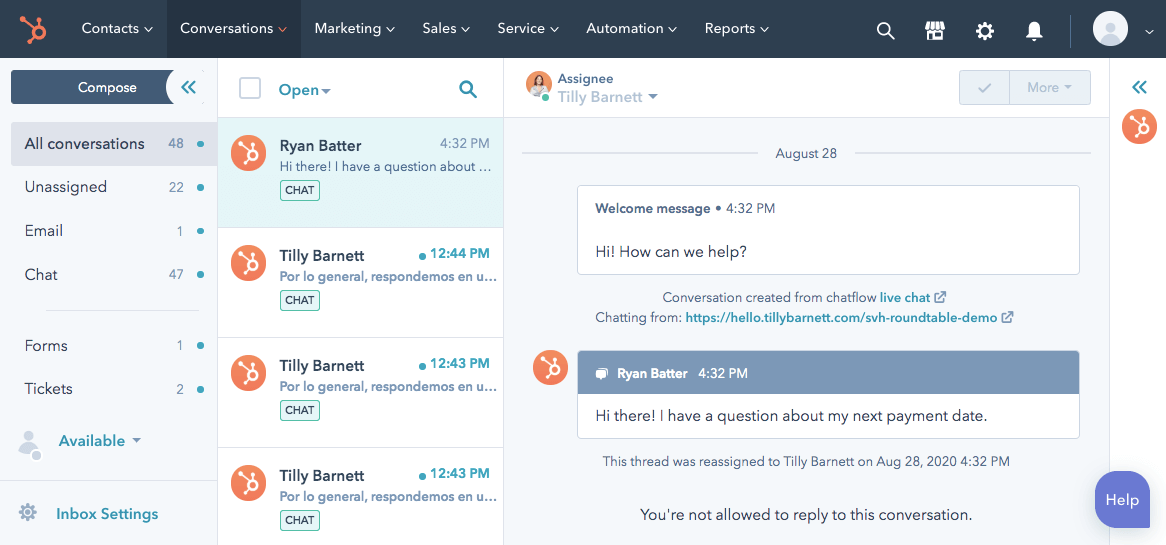 hubspot for saas