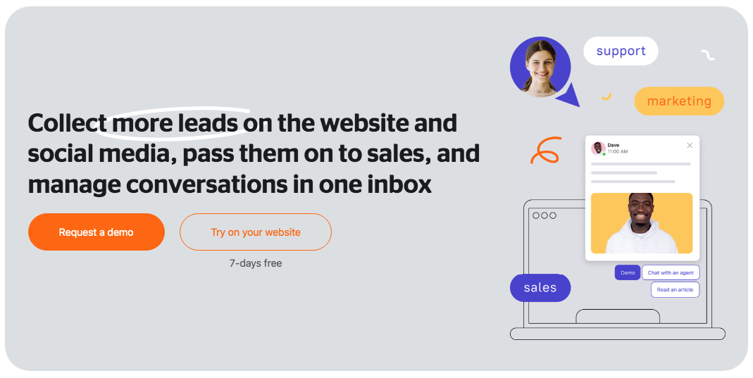 Dashly for product marketing