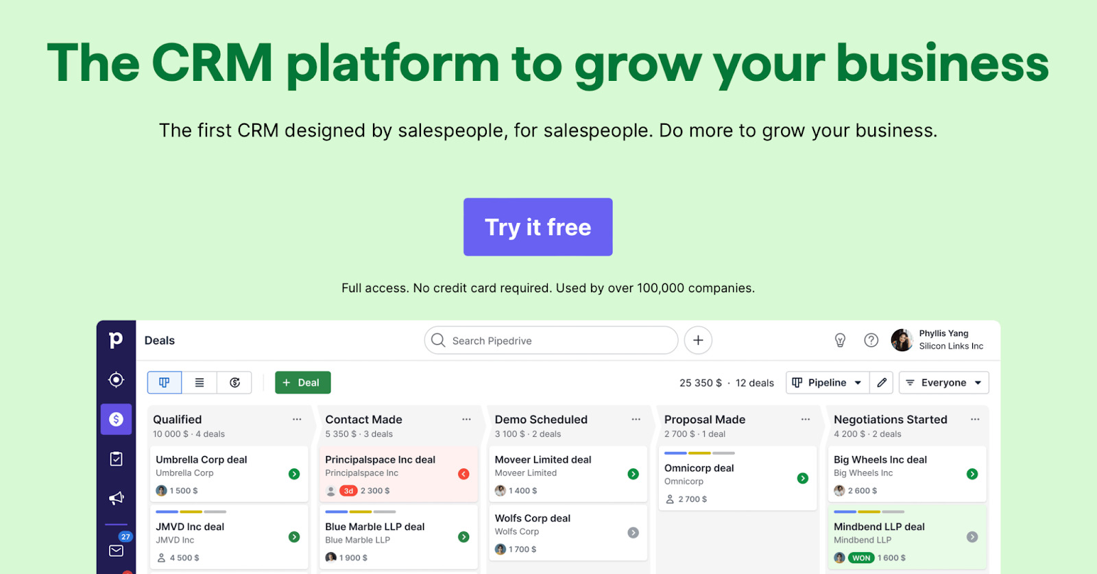 Pipedrive for sales automation