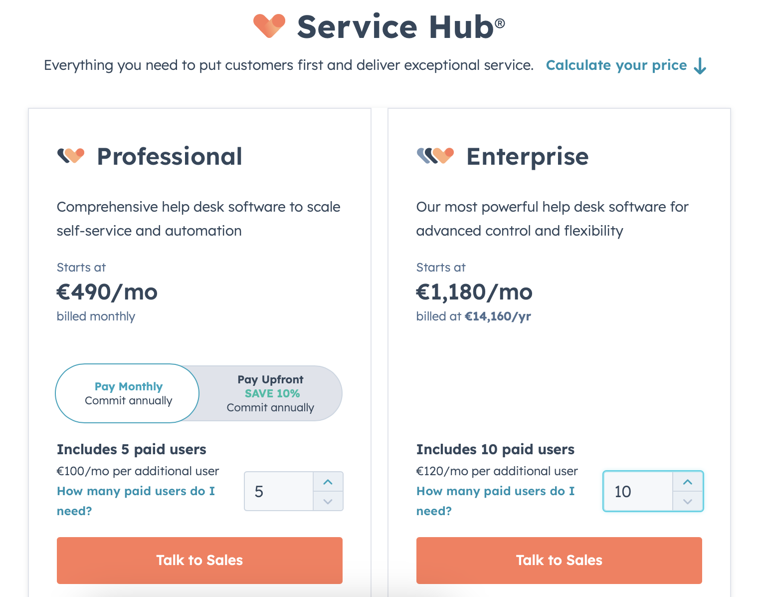 Hubspot pricing