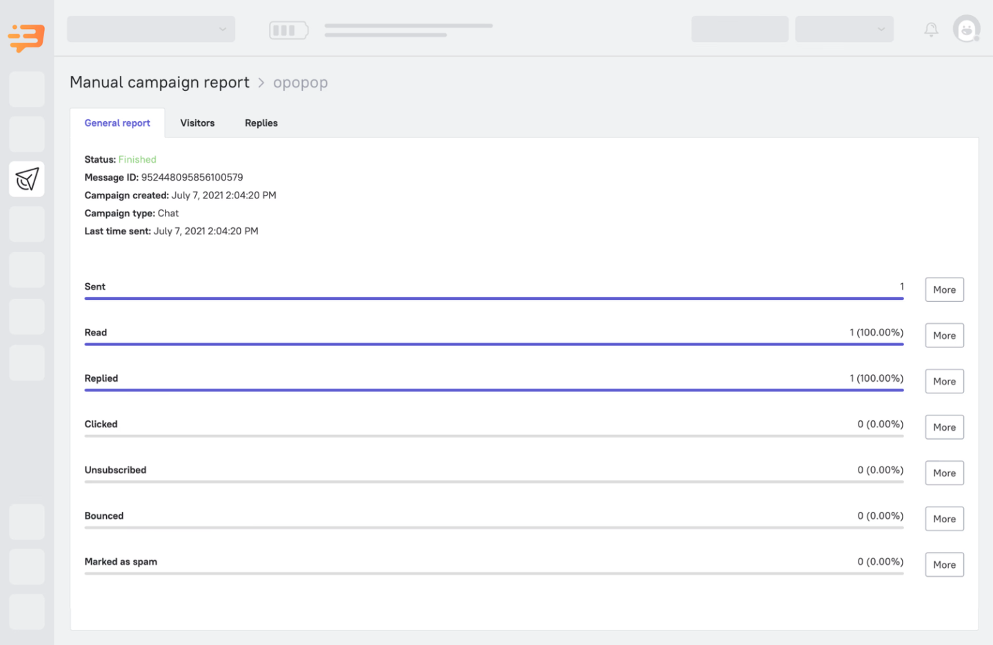 stats in Dashly