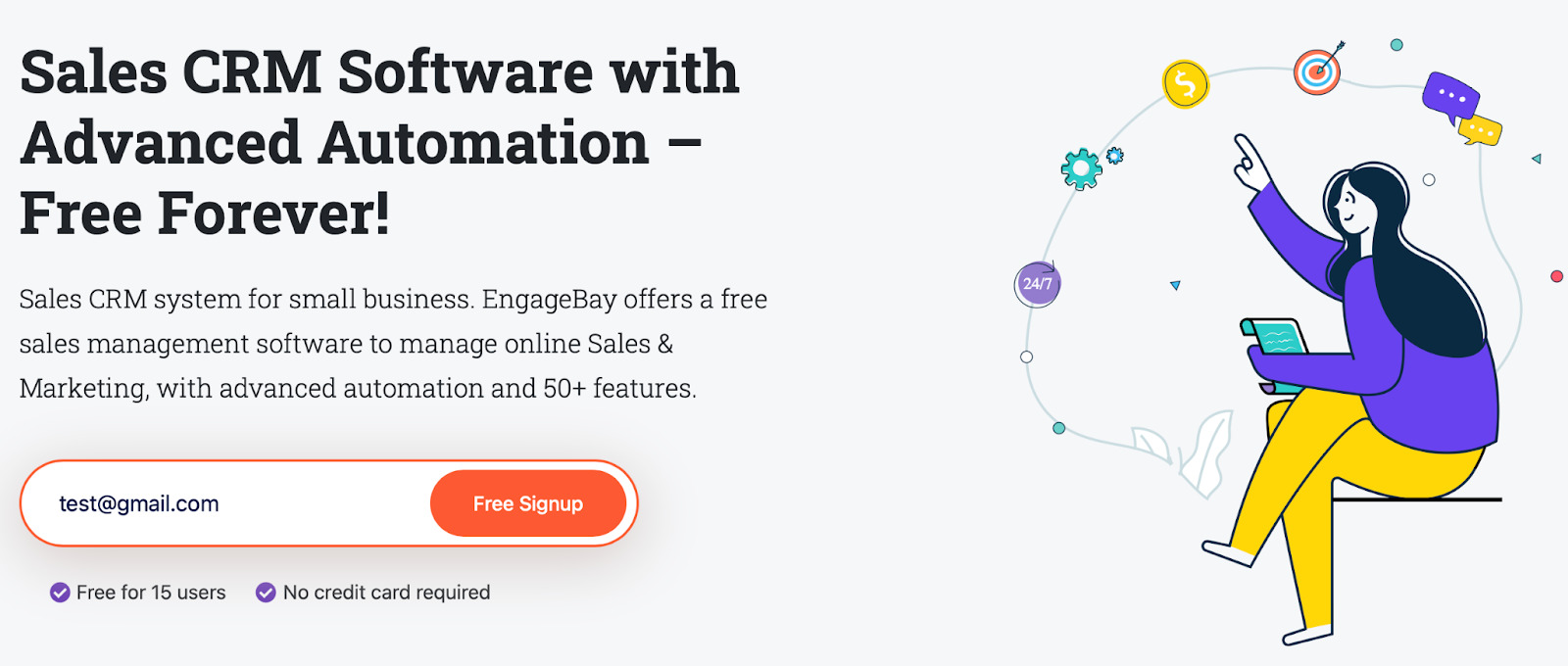 EngageBay as a lead scoring software