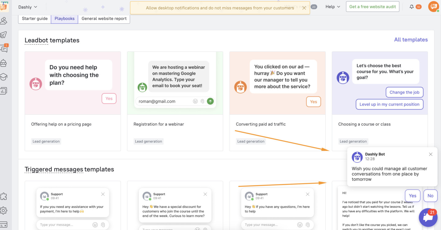 sales funnel automation example