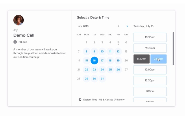 Calendly for scheduling automation