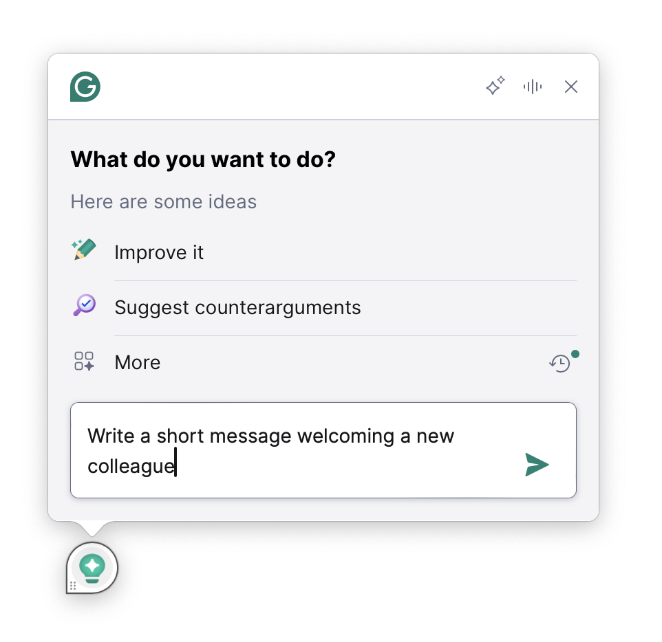 Grammarly AI support