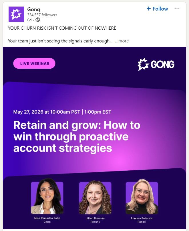 webinar for inbound leads