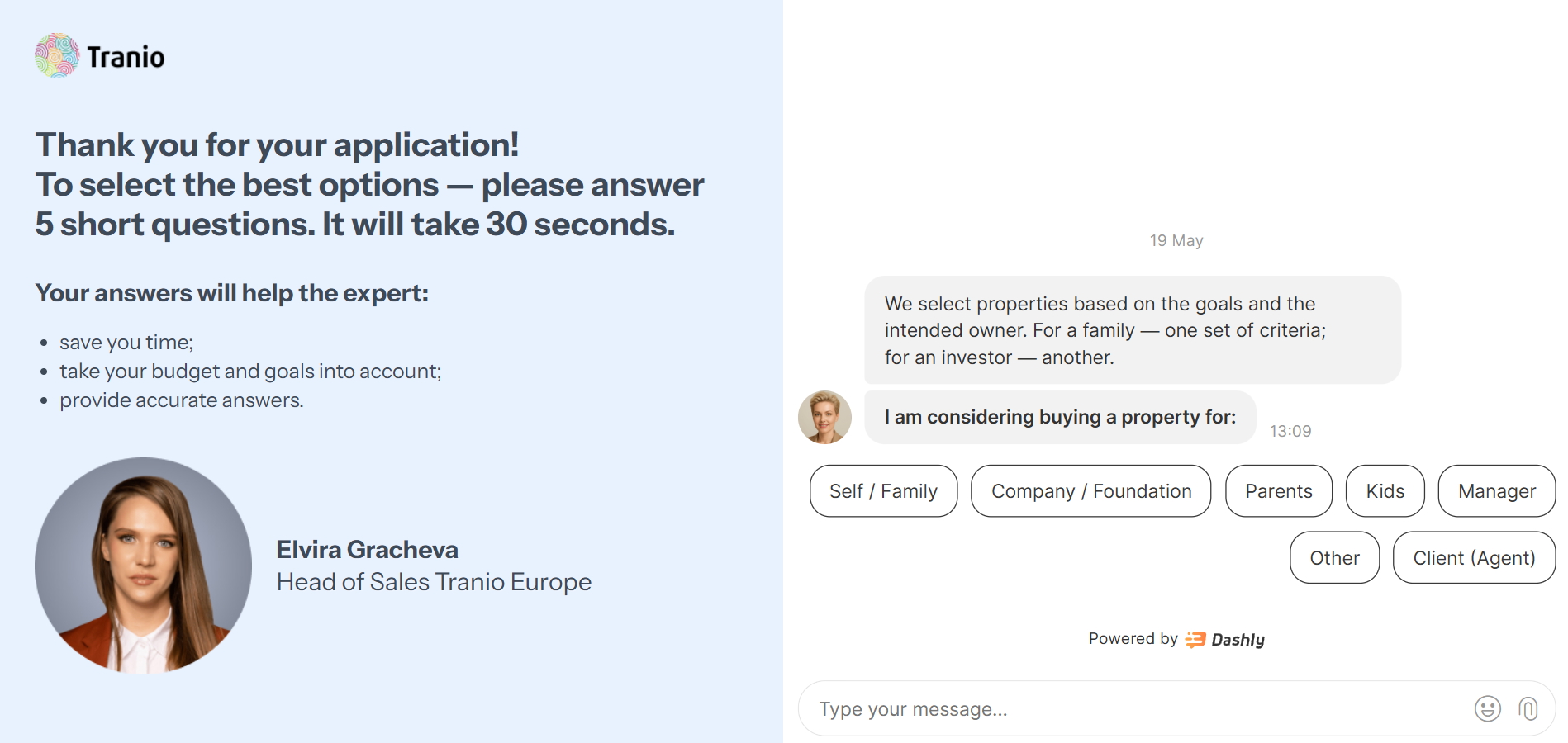 quiz for tranio