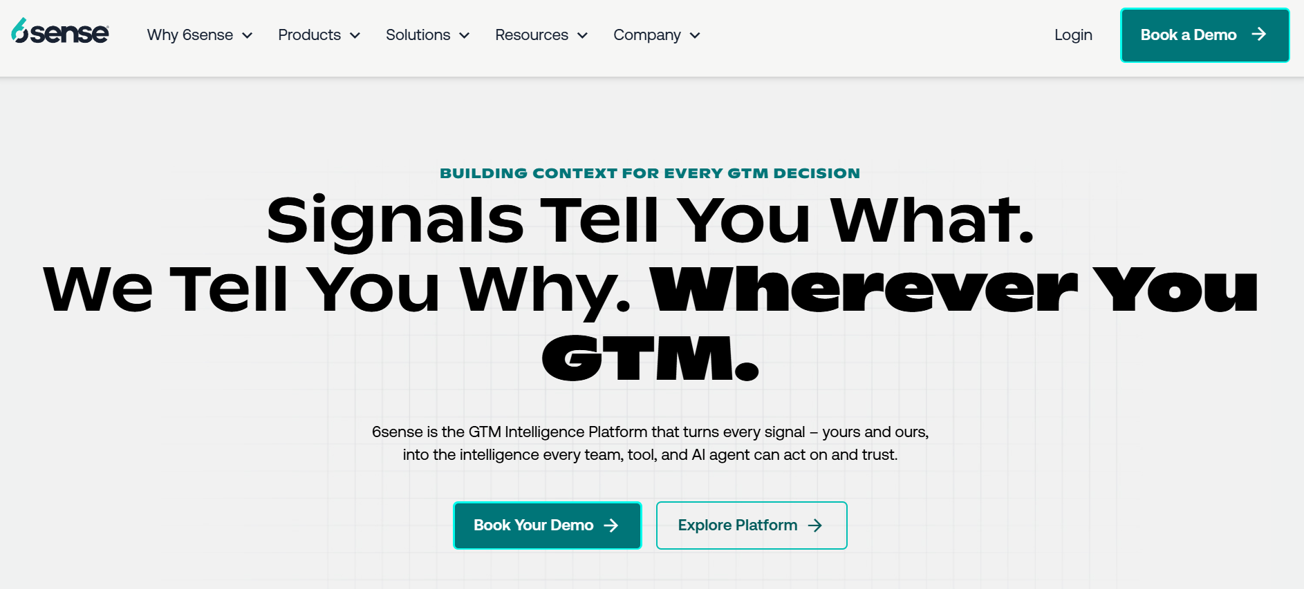 6sense agentic marketing platform