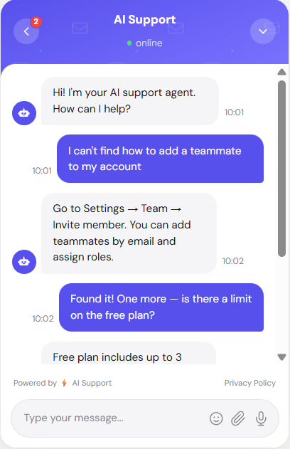 ai customer service agent