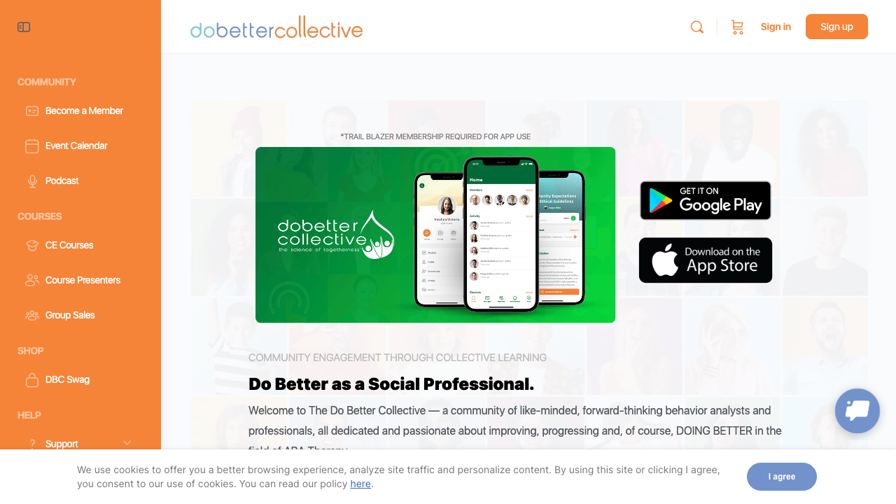 Live chat for Do Better Collective