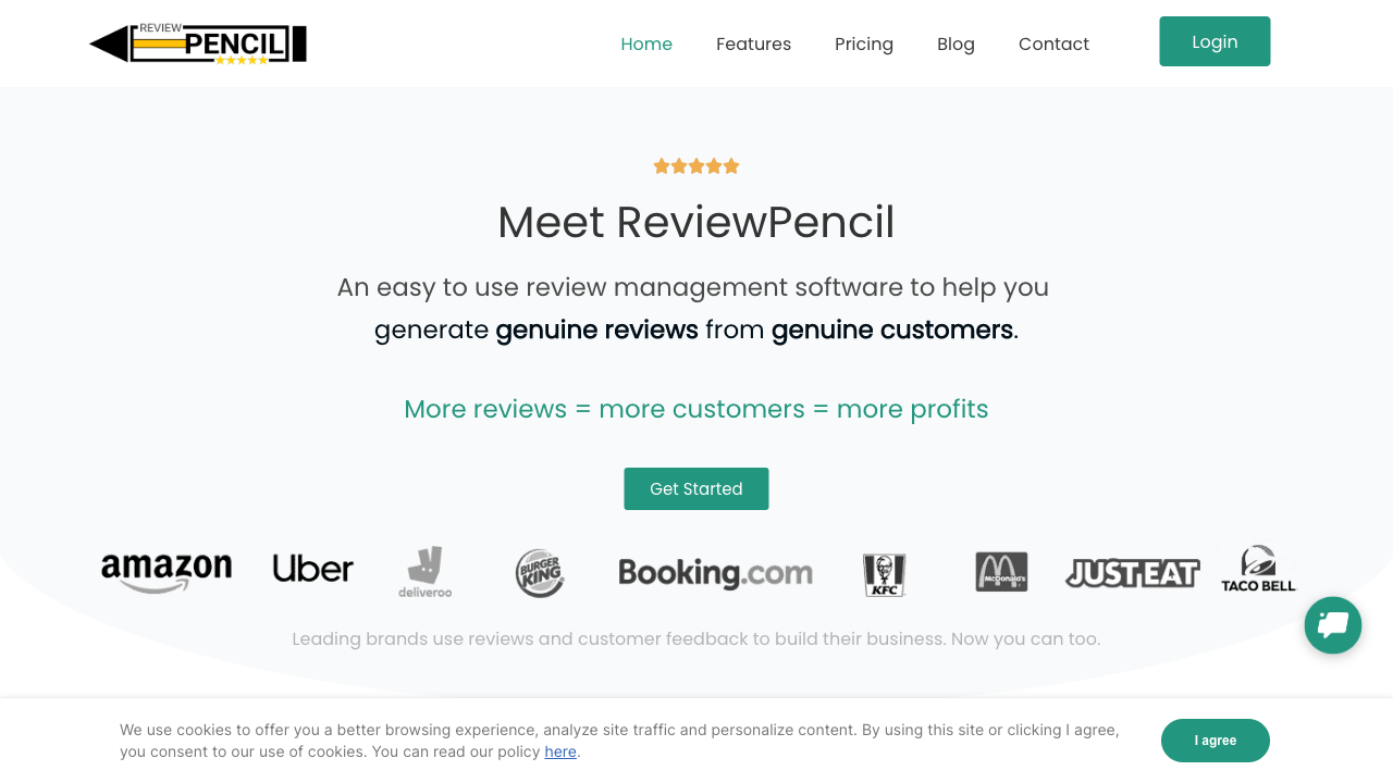 Live chat for ReviewPencil