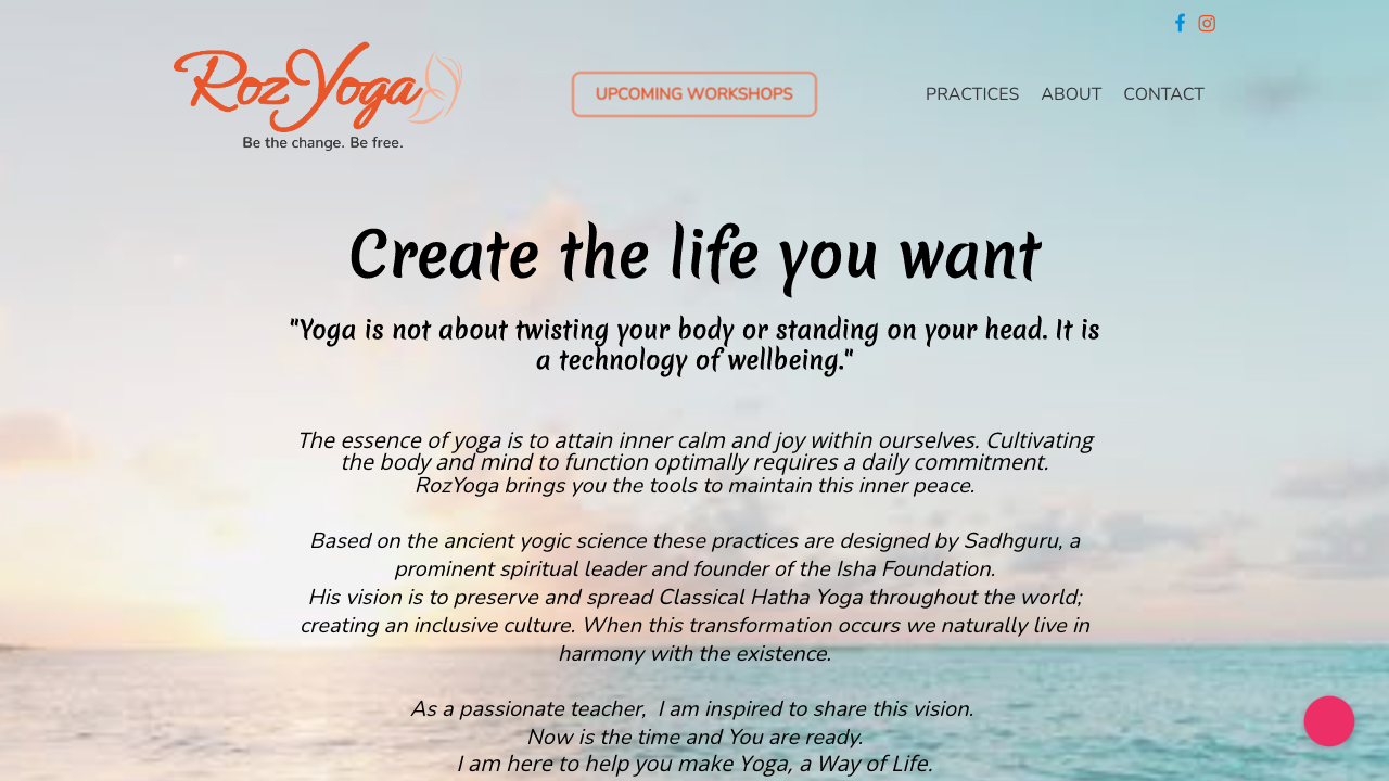 Live chat for Roz Yoga