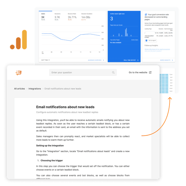 Connect Google Analytics and measure the efficiency of your Knowledge base