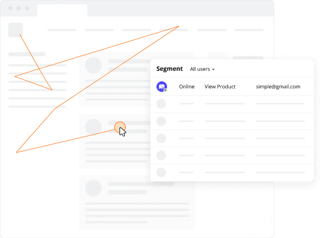 Segment the leads based on their behavior for remarketing and personalization purpose in your ecommerce store automation