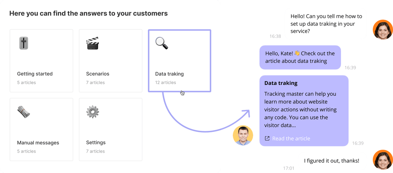 Optimize your customer support with Dashly Knowledge base